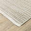 Brice Power-Loom recyclé P.E.T. Tapis géométrique beige / ivoire-487634174