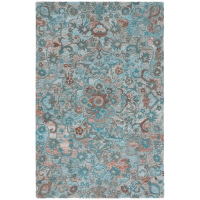 Fredel Tufted Performance Performance Floral Rug
