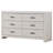 Axat 6-drawer Dresser Coastal White-655470242