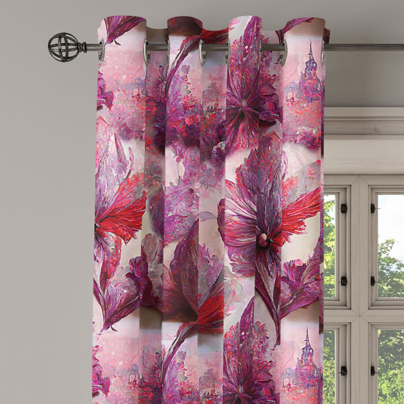 Semi Sheer Curtain Pair