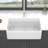 Durable Ceramic Farmhouse Kitchen Sink With Workstation Functionality