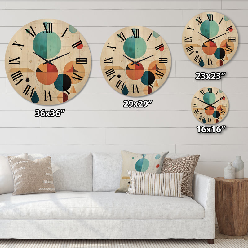 Horloge murale Powden, Moyenne