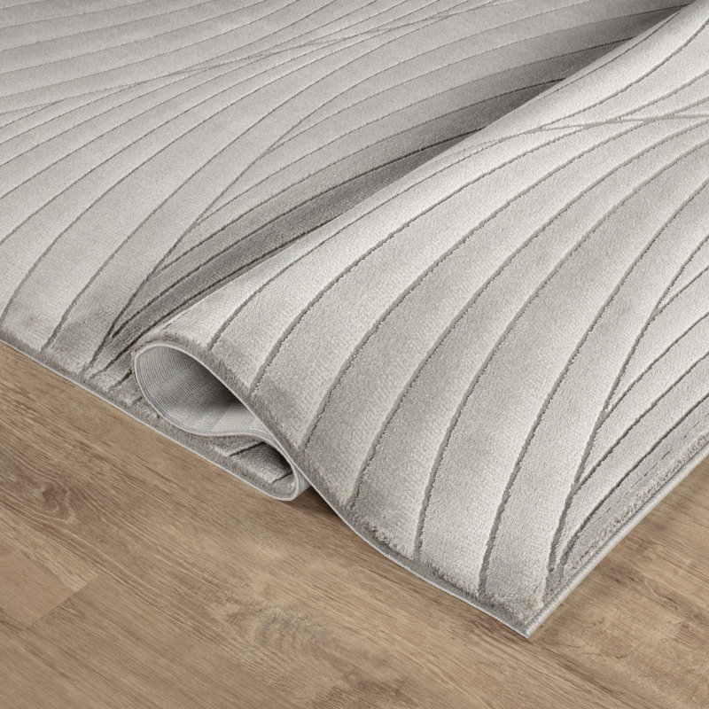 Omari Collection Abstract Traditional Area Rug, Rectangle 3'7" x 5'7"
