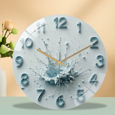 Horloge murale moderne 12 po