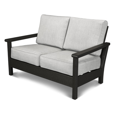 Harbour 52.25'' Wide Outdoor Loveseat with Cushions