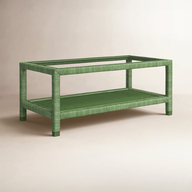 Table basse avec rangement Graham, Céleri