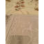 Tapis en laine et soie crème à motif traditionnel noué à la main Original