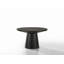 Ensemble de table basse, de bout et de console 3 pièces avec base à piédestal