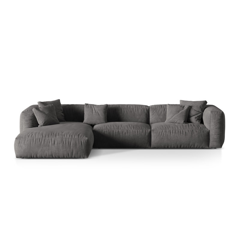 Bedar 3 Seater Corner Sofa , Grey