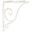 Sprig Cast Iron Shelf Bracket-55265312-55265315
