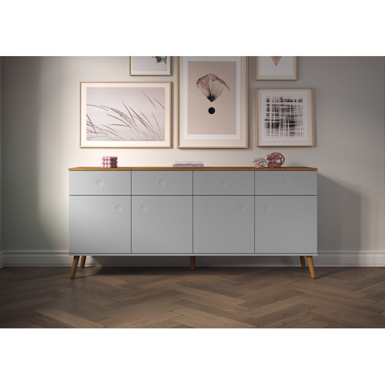 Tenzo Dot Sideboard 162 cm Taupe / Eiche, Günstig Möbel, Küchen &  Büromöbel kaufen