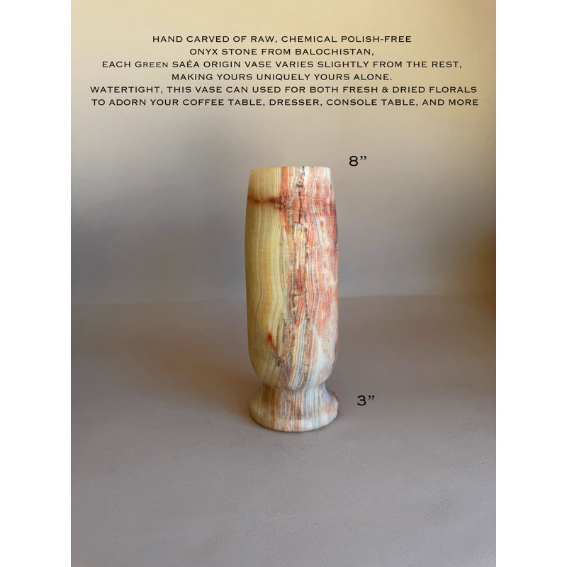 Vase de table en pierre