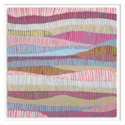 Pink Fence 2 Print by H. Scott RFA Décor