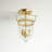 Husman Glass Semi Flush Mount-16518408-16518411