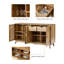 Modern Berenika 58" Wide Sideboard with Latticework Doors-298542355