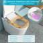 Bidet de toilette intelligent avancé - chasse d'eau automatique, siège chauffant, lavage à l'eau chaude, affichage à DEL, couleur avec fonction d'ouverture et de fermeture, sécheuse, nuit, lavage en mouvement