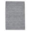 Tapis intérieur rectangulaire gris foncé en polypropylène tissé à la main Kilim-1526375449