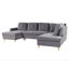 Abdirizaq 4 Seater Velvet Sofa Bed-1997312669
