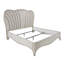 Grand lit en velours London Place - Perle-112236020