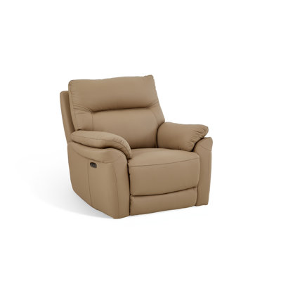 Tationa 99cm Wide Leather Match Standard Recliner