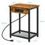 Ensemble de table de bout et prises encastrées de 21,26 po de hauteur Fika-88588406