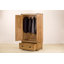 2 Door Solid Wood Wardrobe