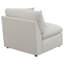 Fauteuil rembourré Jaequan ivoire-106885648