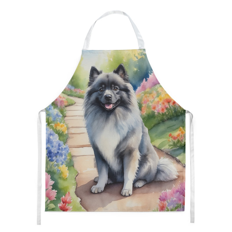 Tablier Keeshond Spring Path