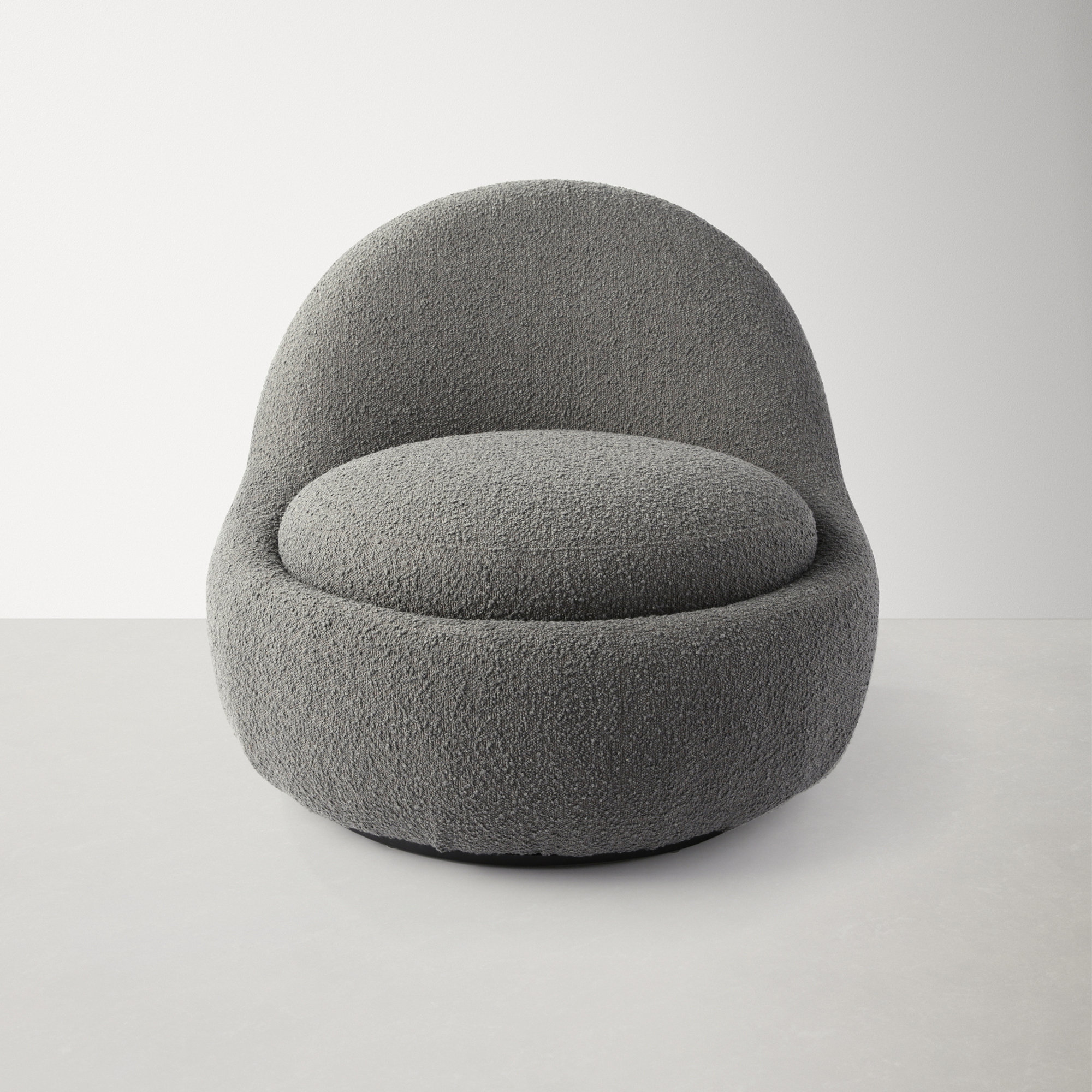 AllModern Arc Upholstered Swivel Accent Chair & Reviews | Wayfair