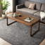 Table basse rectangulaire simple en bois massif-109701233