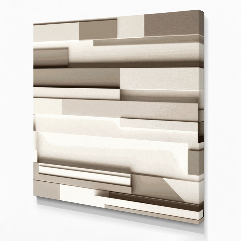 Minimalisme 4, art mural sur toile grise, H 12 po x l 12 po