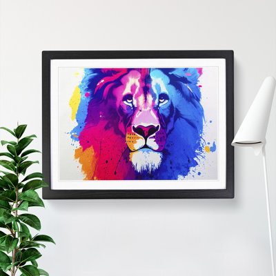 Colourful Lion Vol.4 Abstract - Print