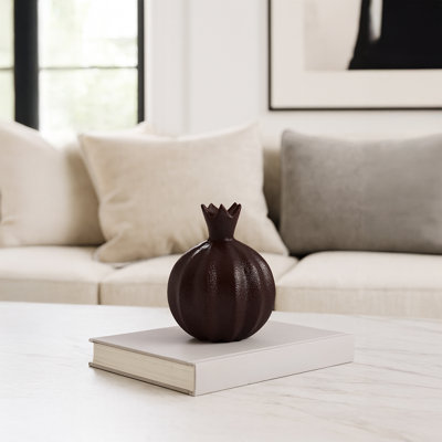 Mohorn Handmade Aluminum Pomegranate Sculpture