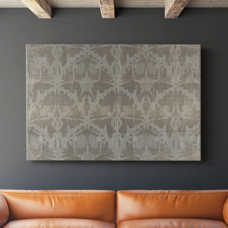 Abstrait rétro - V - Cavas enveloppés de galerie, H 32 po x l 48 po