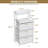 2 Drawer Night Stand With Charging Station And LED Light-490078488