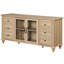 Buffet de porte en verre de 58 po avec tablettes réglables Scarlett-1610708572