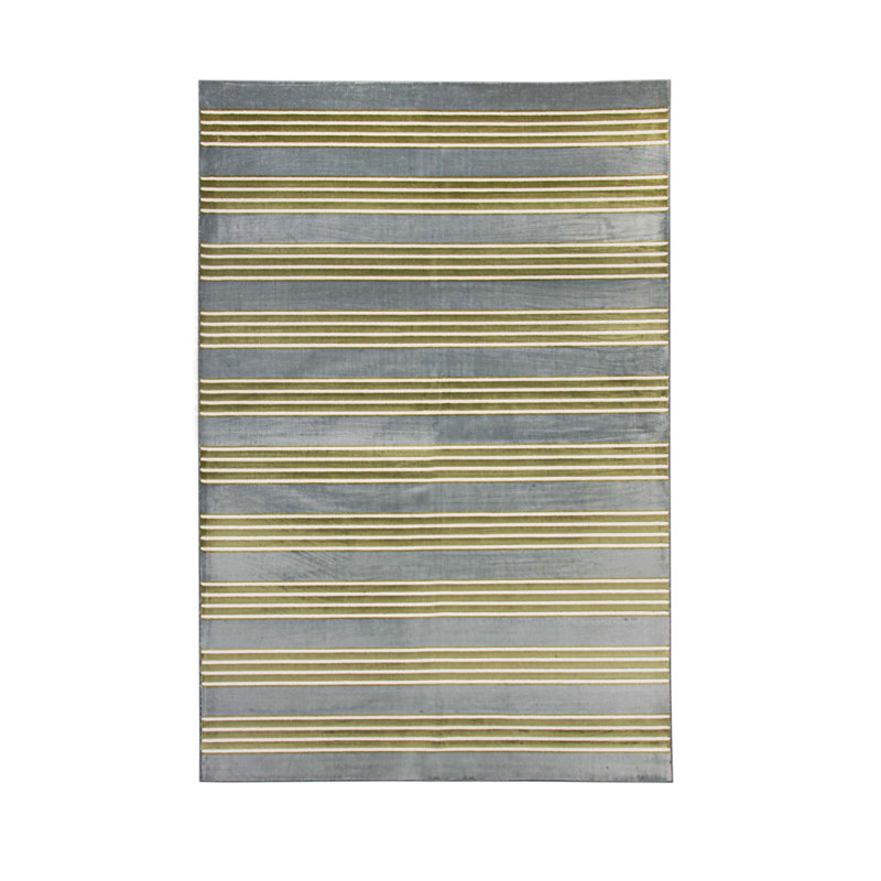 Viscose Striped Rug