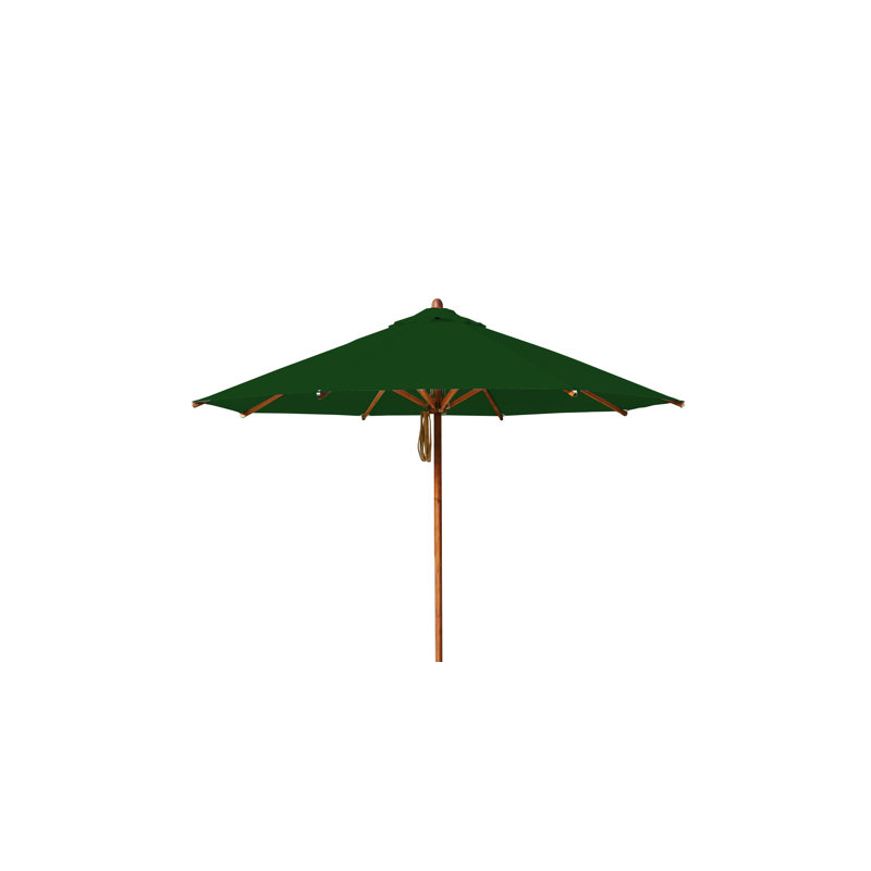 Yadira 350cm Market Parasol, Forest Green