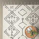 Ezzie Southwestern Handmade Tufted Wool Ivory/Black Area Rug