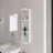12" Bathroom Wall-Mounted Storage Rack, Float Mounting Design,(Kd-Packing)-366337182