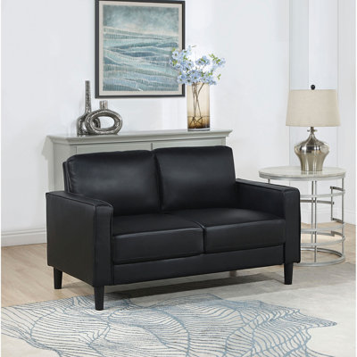 Farallone Upholstered Track Arm Loveseat