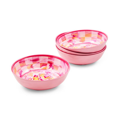 Green Marble Check Melamine Small Bowls