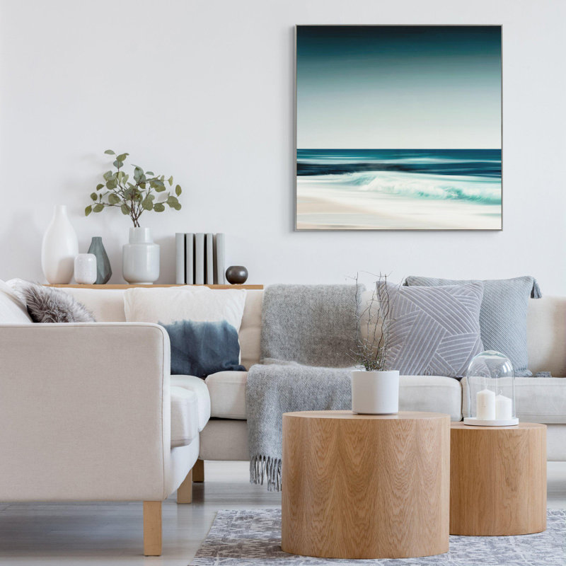 Out of the Blue Framed Canvas Wall Art