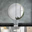 Huldar Glass Flat Wall Mirror