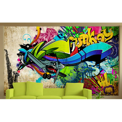 Funky- Graffiti 2.8m x 400cm Wallpaper