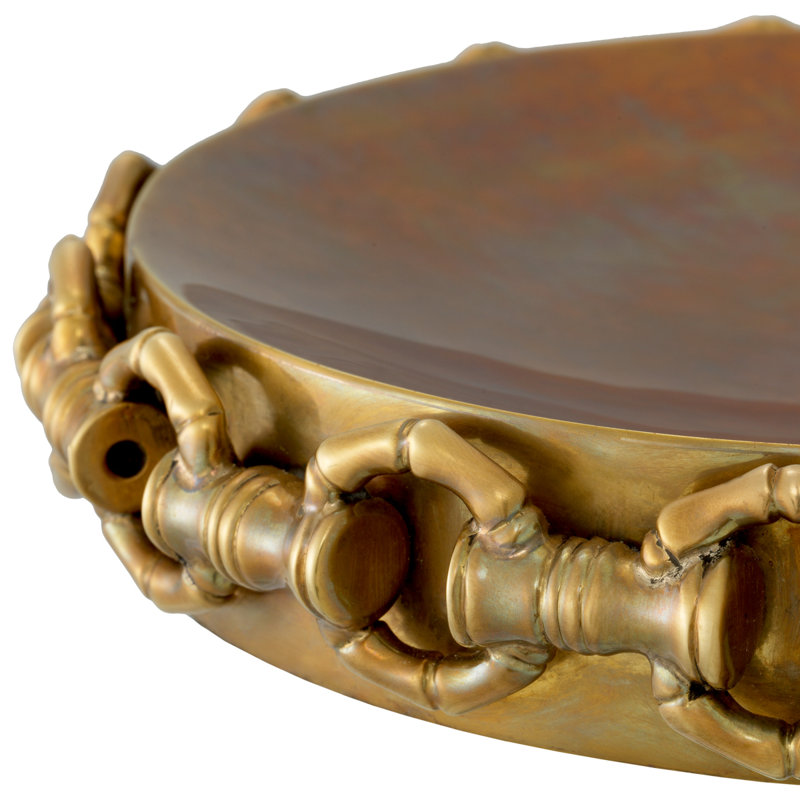Clementine Metal Decorative Bowl