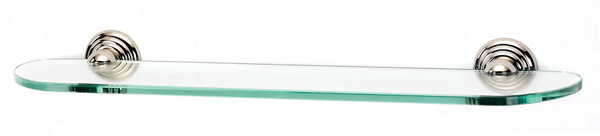 Embassy Wall Shelf, Polished Nickel