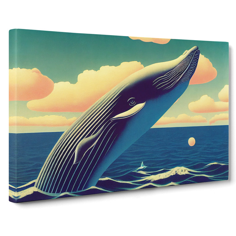XXX-H1022-WF-10125X Whale Art Vol.3 - Wrapped Canvas Print