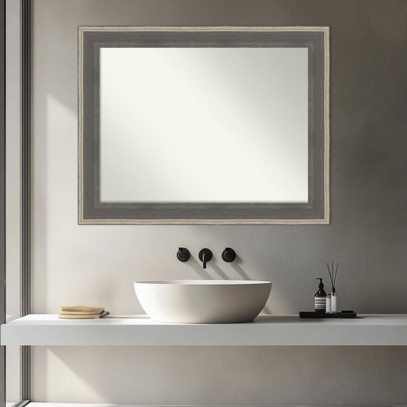 Miroir mural de salle de bain Cottage, H 28,5 po x l 22,5 po