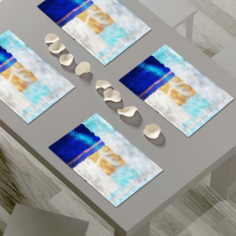 Napperon abstrait en polyester